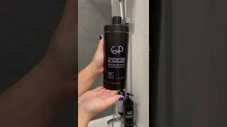 Оттеночный шампунь и оттеночный бальзам фиолетовый от GP professional для нейтрализации желтизны.