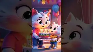 Mother Cat Surprise Makes Kitten Cry Happy 😺❤️  #kittencuddles #funny #catcartoon ##trending#shorts