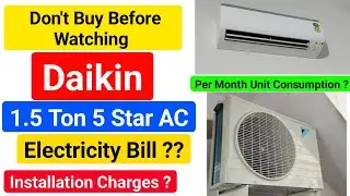 daikin 1.5 ton 5 star inverter ac electricity consumption