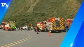 Conductor del bus accidentado en la vía Pifo - Papallacta es procesado por muerte culposa