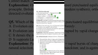 HSST ZOOLOGY Module wise PG Level Mock test @Letsbloom2024 #zoologymcq #zoology #evolution