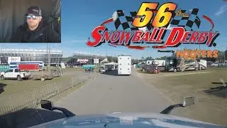 Hauler Parking at 5 Flags Speedway for the 56th Annual Snowball Derby!