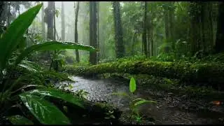 Rainy Forest Ambience 🌧️ Gentle Rain & Meditation Music for Deep Sleep, Relaxation & Stress Relief 