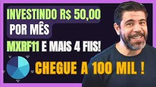4 FIIS MAIS BARATOS QUE O MXRF11 E PAGAM MAIS DIVIDENDOS! INVISTA 50,00 POR M&Ecirc;S E CHEGUE AOS 100 MIL