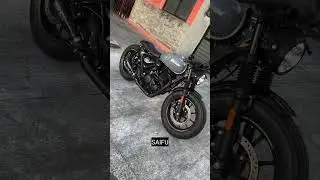 Royal Enfield Hunter Full Modified || Cafe Racer 350 #caferacer  #hunter350sound #royalenfieldsignal