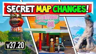 Every Fortnite NEW Map Changes & Easter Eggs in Season 4 Update!