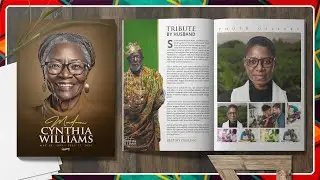 HOW TO DESIGN A FUNERAL BOOK (BROCHURE) Episode 3