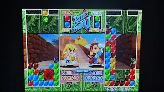 Super Puzzle Fighter II Turbo Gameplay PlayStation Classic Mini 