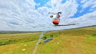 When you attach an Insta360 camera to a NiTron RC Helicopter