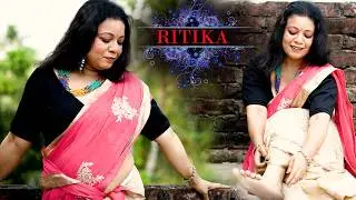 RITIKAI |saree fashion hot Bengali beauty 2026 |saree model photoshoot bong beauty |bong curvy model