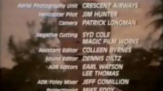 Summer Job (1989) Ending Credits