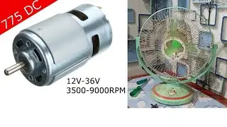 How to make a table fan | 775 motor table fan | sukhen experiment