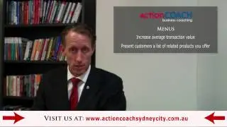 Sales: How to Increase Your Average Transaction Value using Menus - ActionCOACH Sydney