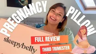 UNBOXING PREGNANCY PILLOW | REVIEW & HOW TO USE | SLEEPYBELLY | MY THIRD TRIMESTER UPDATES