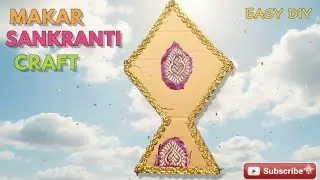 Makar Sankranti Special craft || Kite Diy || HB Paint Festival 