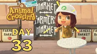 FARMERS MARKET | Animal Crossing: New Horizons - Day 33 Gameplay