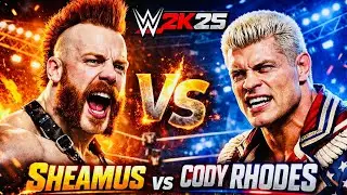 WWE2K25 | SHEAMUS 🆚 CODY RHODES😱 | STEEL CAGE |