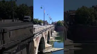 Pont Neuf in Toulouse is Not Neuf #PontNeuf #Toulouse #History #Garonne #bridge  #toulouse  #france