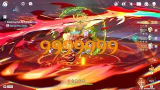 Full footage - Mavuika nuke 10M DMG (23/01/2025, before the cap increased to 20M)