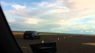 Remapped VW Golf GT TDI vs remapped BMW 320d drag race