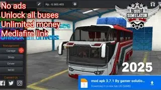 🚌 Bus simulator indonesia hack mod unlimited money  🤑 download mediafire link 2025 😱