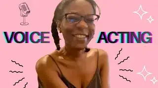 Watch me waffle about voice acting ✨