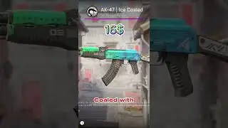 AK-47 Ice Coaled + Sticker | Complexity Gaming (Glitter) | Paris 2023 #csgoskins #cs2  #stickercraft