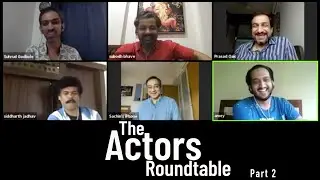 The Actors Roundtable | Amey Wagh|Sachin Khedekar|Subodh Bhave|Prasad Oak| Marathi Roundtable