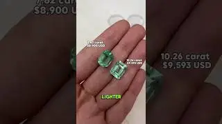 Standard Center Stone Size Charts examples - gemstone quality and color tips on how to buy