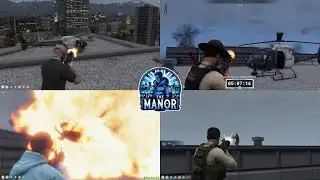 Manor Get In an Intense Chase & End Up In a Shootout With Cops | Multi POV | NoPixel 4.0 GTA RP