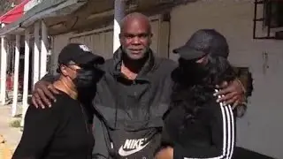 Homeless man reunited with family after he was seen rescuing officer from fiery crash