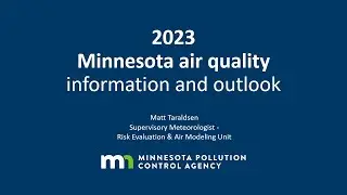 MPCA Summer 2023 AQI Forecast