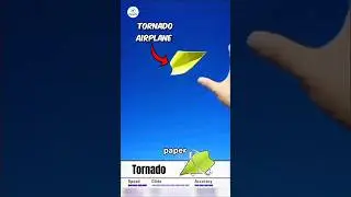 Бумажный самолетик &laquo;Торнадо&raquo;: наука, лежащая в основе его вращения.