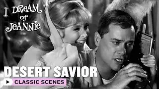 Jeannie Helps Tony In The Desert | I Dream Of Jeannie