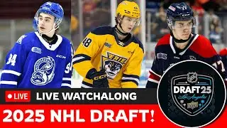 🔴 2025 NHL DRAFT ROUND ONE (6/27/2025) &ndash; TRG Live Reaction and Watchalong!