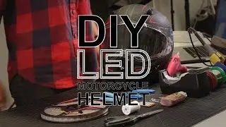 DIY LED Motorcycle Helmet
