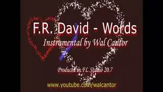 F.R. DAVID - WORDS instrumental by Wal Cantor. With 