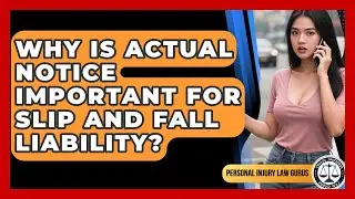 Why Is Actual Notice Important For Slip And Fall Liability? - Personal Injury Law Gurus