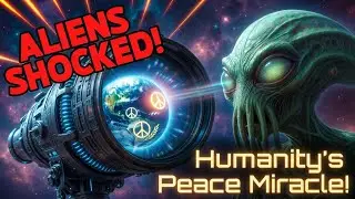 Aliens Stunned by Humanity's Peace Miracle!#viralvideo #AlienHistoriansShocked,#fyp ##WarToPeace,