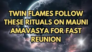 TWINF FLAMES  FOLLOW THESE RITUALS ON MAUNI AMAVASYA FOR FAST REUNION