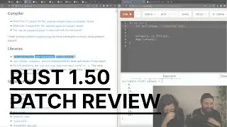 Rust 1.50 Patch Review | Rust | Programming