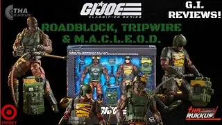 G.I. Joe Classified Series Roadblock, Tripwire & M.A.C.L.E.O.D. Tiger Force Target Exclusive Deluxe