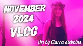 Dark Fairy Gowns and lots of cooking! // November 2024 Vlog!