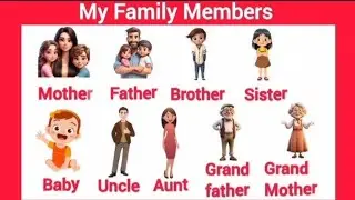 Drawing for kids | easy drawing for kids | family drawing | family tree drawing
