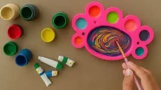 🎨 &ldquo;Mixing Colors Satisfying Art | Paint Mixing ASMR | Creative Painting&rdquo;