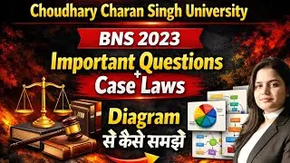 CCS University Meerut LLB 1st Semester Important Question| BNS 2023 Important Question |BNS LLB exam