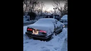 1987 Nissan 200SX CA20E Silvia S12 Cold Snowy Startup with Straight Pipe