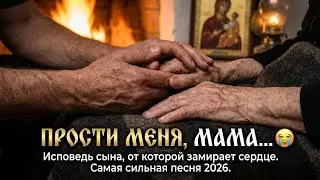 ПРОСТИ МЕНЯ, МАМА... 😭 Исповедь сына, от которой замирает сердце. Самая сильная песня 2026