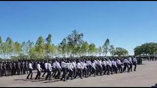 Some of the drills at the 153 Zimbabwe Prisons Correctional Services Passout Parade in Ntabazinduna