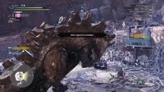 Slaying Uragaan with a Charge blade MHW